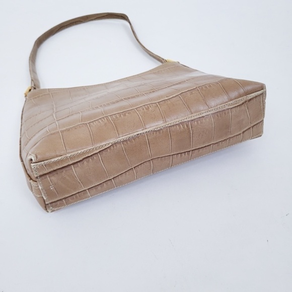 Browns Couture Faux Leather handbag baguette shoulder bag purse small - Picture 4 of 8